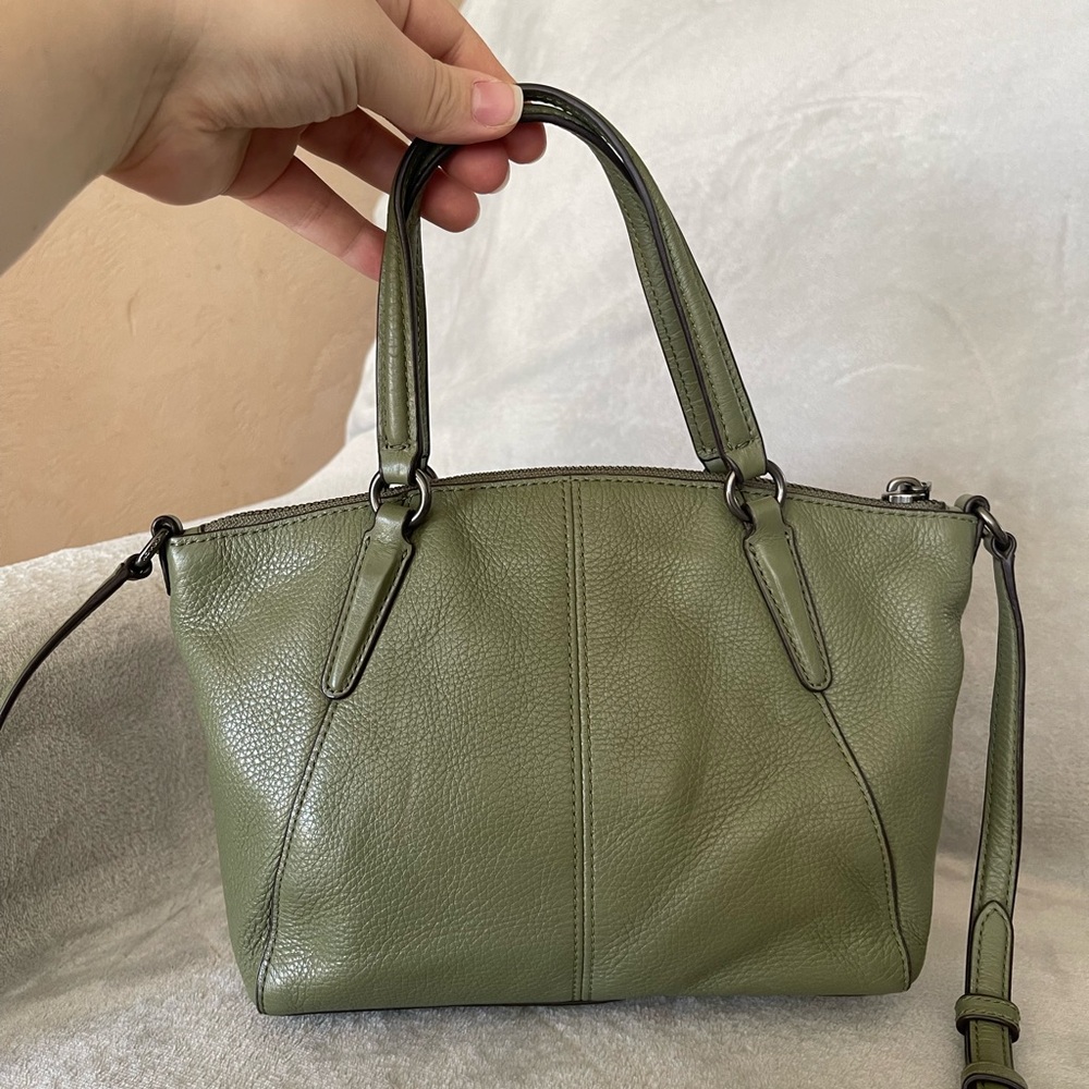 Green Coach crossbody bag - Picture 5 of 9